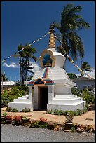 Stupa, Maui Dharma Center, Paia. Maui, Hawaii, USA ( color)