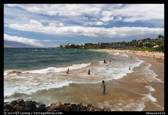Makena Surf Beach. Maui, Hawaii, USA (color)