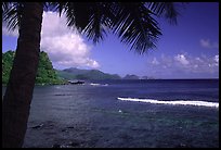 Coast from Onena. Tutuila, American Samoa (color)