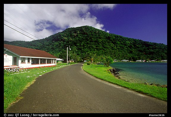 Masefau village. Tutuila, American Samoa