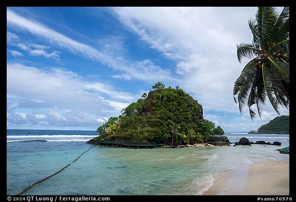 Two Dollar Beach. Tutuila, American Samoa (color)