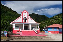 Church, Onenoa Village. Tutuila, American Samoa ( color)