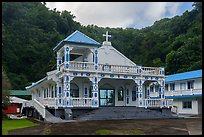 Church near Amouli. Tutuila, American Samoa ( color)