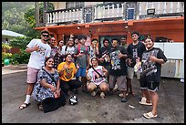 Group of Samoan young people, Amouli. Tutuila, American Samoa ( color)