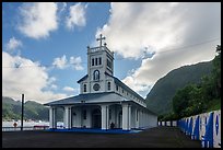 Church, Leoloaloa. Pago Pago, Tutuila, American Samoa ( color)