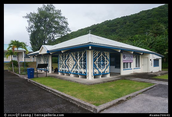 Fitiuta Airport, Tau Island. American Samoa (color)