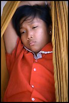 Young kid. Phnom Penh, Cambodia ( color)