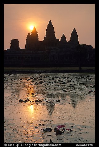 Sunrise, Angkor Wat. Angkor, Cambodia