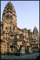 Inner towers of Angkor Wat. Angkor, Cambodia (color)