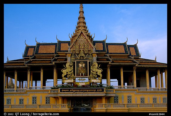 Chan Chhaya Pavilion, Royal palace. Phnom Penh, Cambodia