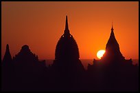 Sunrise. Bagan, Myanmar ( color)