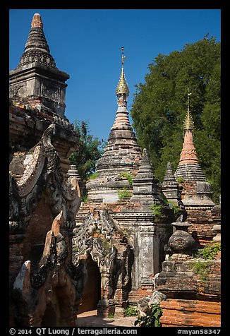 Ancient temples, Ava. Myanmar (color)