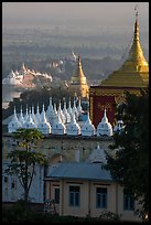 Pagodas on Sagaing Hill. Myanmar ( color)