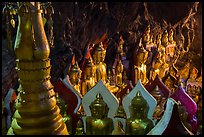Buddha statues. Pindaya, Myanmar ( color)