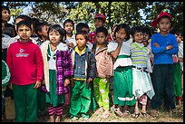 Young schoolchildren, Nyaung Shwe. Inle Lake, Myanmar ( color)