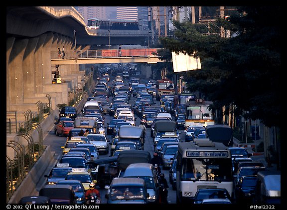 Rush hour. Bangkok, Thailand