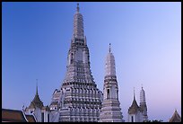 Wat Arun, temple of dawn named after Indian god of dawn. Bangkok, Thailand (color)