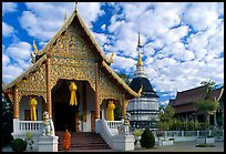 Wat Chai Phra Kiat. Chiang Mai, Thailand (color)