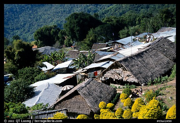 Hmong village. Chiang Mai, Thailand