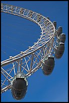 Capsules of the London Eye. London, England, United Kingdom (color)