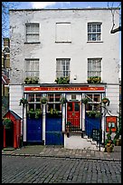 Pub the Grenadier, and cobblestone mews. London, England, United Kingdom ( color)