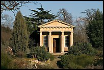 King William's temple, late afternoon. Kew Royal Botanical Gardens,  London, England, United Kingdom ( color)