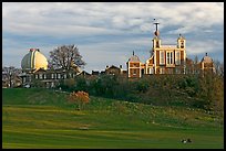 Greenwich Park and Royal Observatory, late afternoon. Greenwich, London, England, United Kingdom