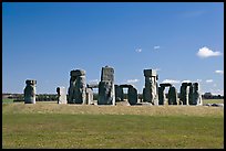 Megalithic monument, Stonehenge, Salisbury. England, United Kingdom (color)