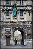Christ Church Gate (Cathedral precincts main entrance). Canterbury,  Kent, England, United Kingdom (color)