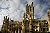 Central tower and south transept, Canterbury Cathedral. Canterbury,  Kent, England, United Kingdom ( color)