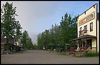 Main street. McCarthy, Alaska, USA (color)