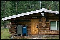 Log house post office, Slana. Alaska, USA