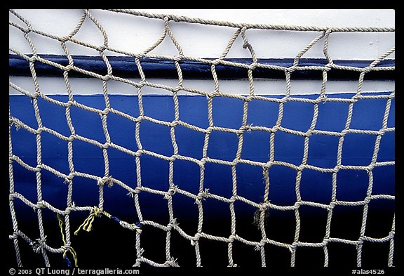 Fishing nets. Homer, Alaska, USA