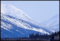 Brooks range mountains in winter. Alaska, USA