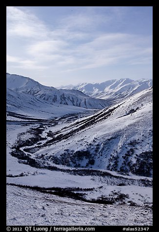 Brooks Range from Atigun Pass. Alaska, USA