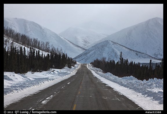 North Slope Haul Road. Alaska, USA (color)