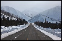 North Slope Haul Road. Alaska, USA (color)