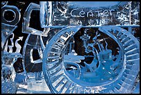 Ice sculpture garden, Ice Alaska competition. Fairbanks, Alaska, USA