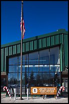 Post office facade. North Pole, Alaska, USA ( color)