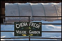 Greehouse used for vegetable production. Chena Hot Springs, Alaska, USA (color)