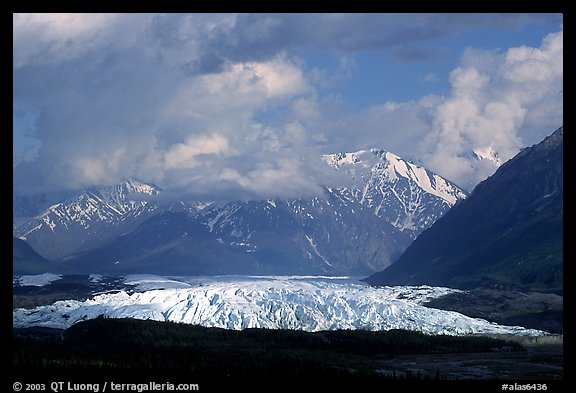 Matanuska Glacier. Glenn Highway, Central Alaska, USA