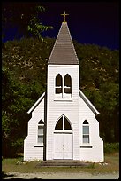 White church. California, USA ( color)