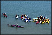 Sea Kayaking class, Pillar Point Harbor. Half Moon Bay, California, USA ( color)