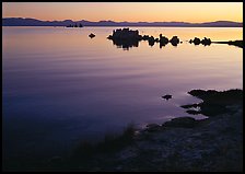 Tufa towers at sunrise. Mono Lake, California, USA (color)