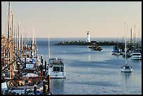 Harbor,  late afternoon. Santa Cruz, California, USA ( color)