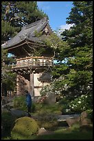 Entrance of Japanese Garden, Golden Gate Park. San Francisco, California, USA