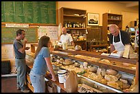 Shopping at the Cheese Board. Berkeley, California, USA ( color)
