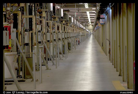 Klystron Gallery, Stanford Linear Accelerator. Stanford University, California, USA (color)