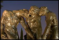 Detail of Rodin sculpture in the Rodin sculpture garden. Stanford University, California, USA (color)