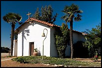 Facade of Mission Nuestra Senora de la Soledad. California, USA ( color)